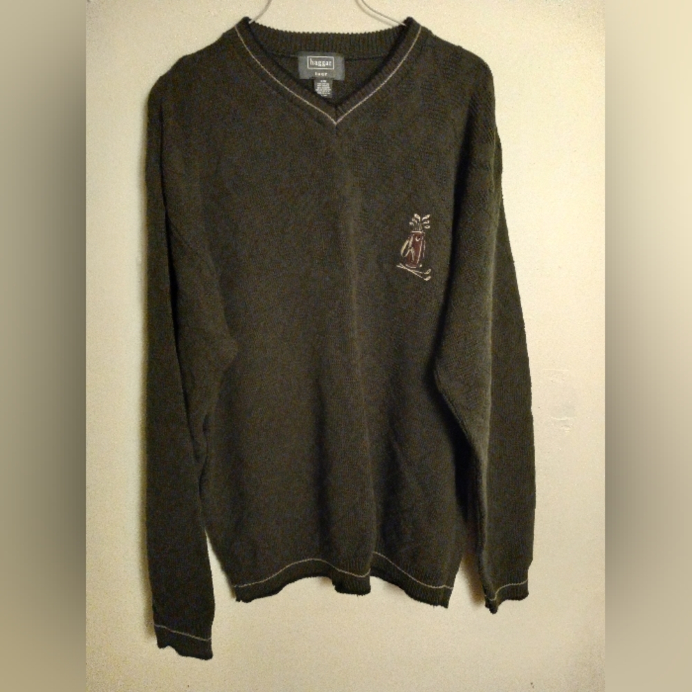 Haggar Tour Golf Sweater Size Large